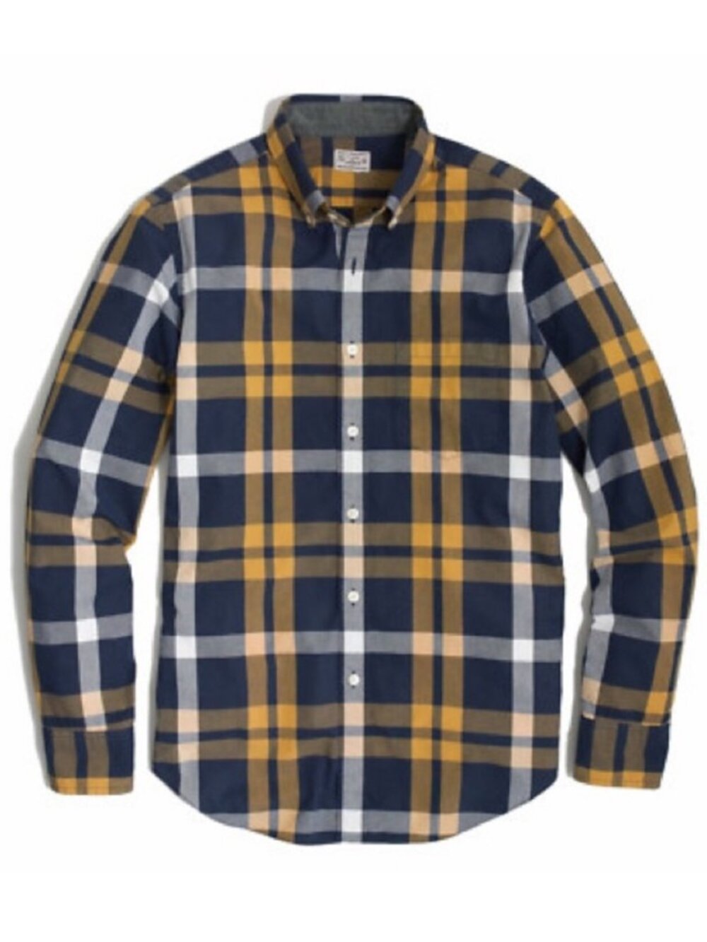 J. CREW | Men's | Quality Woven Cotton Button Down Casual Shirt | Size L